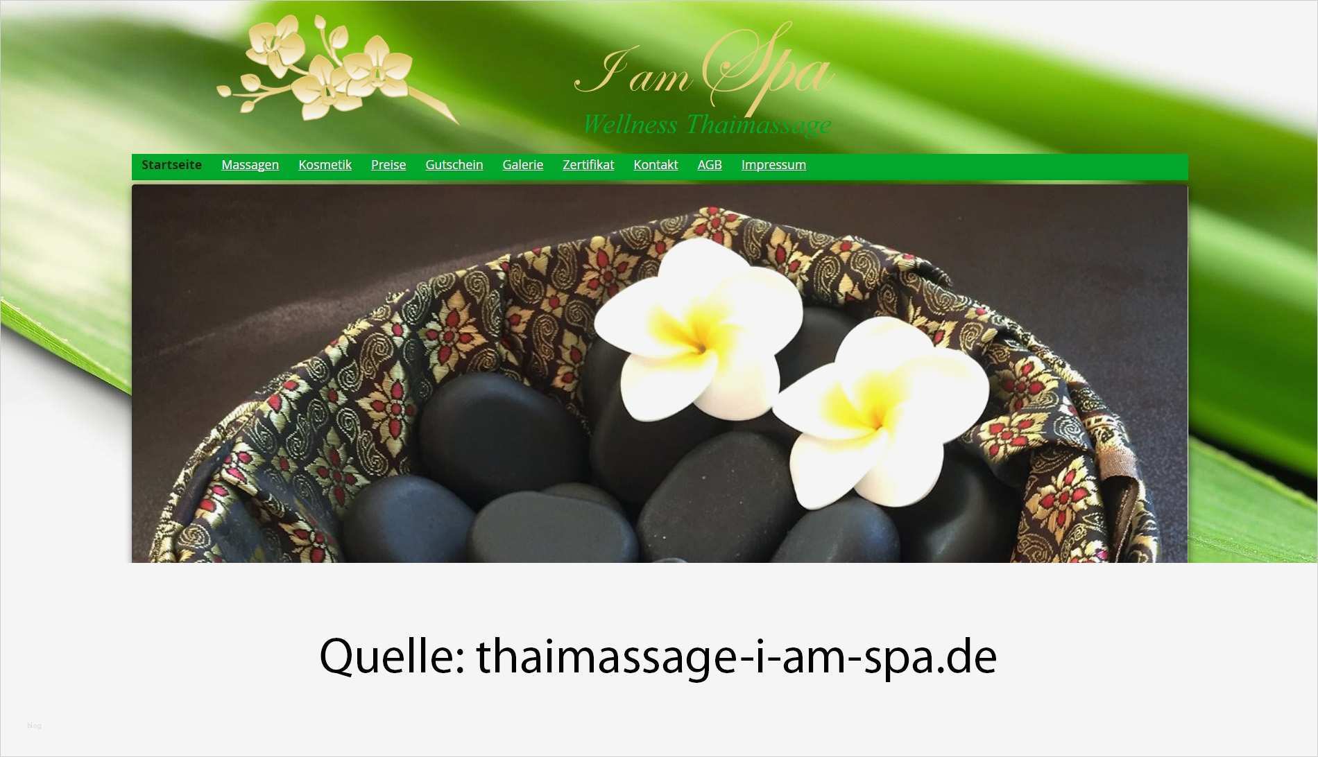 Immobilienmakler Homepage Vorlagen Luxus Thaimassage I Am Spa – Professionelle Websites Erstellen