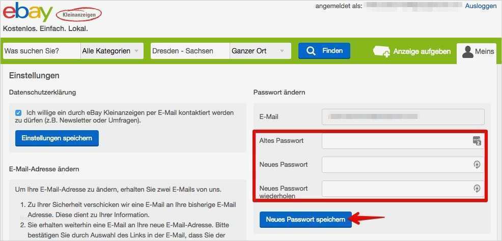 Impressum Ebay Kleinanzeigen Vorlage Best Of Ebay Kleinanzeigen Passwort ändern Anleitung