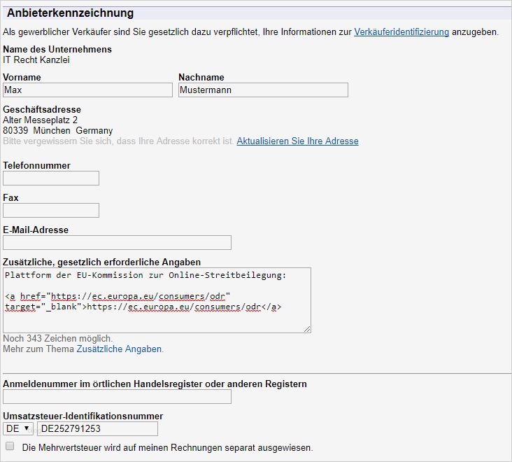 Impressum Ebay Kleinanzeigen Vorlage Genial Anleitung Für Ebay Agb Und Widerrufsbelehrung