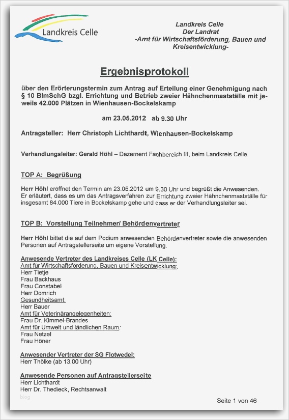 Impressum Für Facebook Seite Vorlage Best Of Ergebnisprotokoll – Erörterungstermin