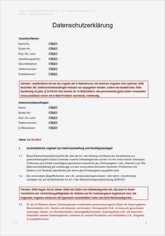 Impressum Vorlage Schön Großzügig Vorlage Für Datenschutzerklärung Bilder