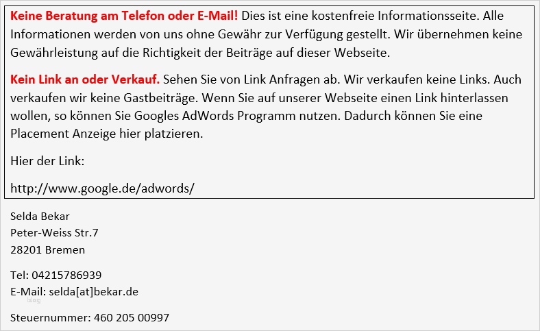 Impressum Vorlage Wunderbar Impressum Vollmacht Muster