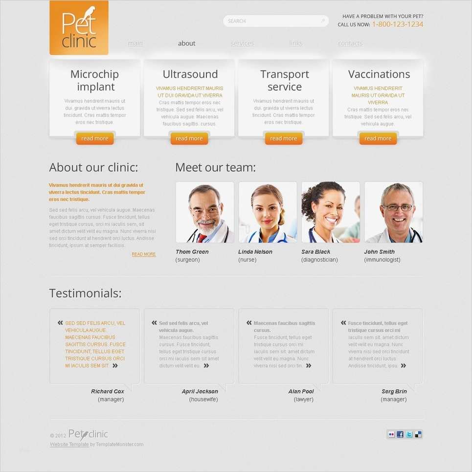 Impressum Website Vorlage Genial Website Vorlage Für Tiere Und Haustiere