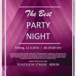 Indesign Flyer Vorlage Fabelhaft Kostenloser Party Flyer In Word