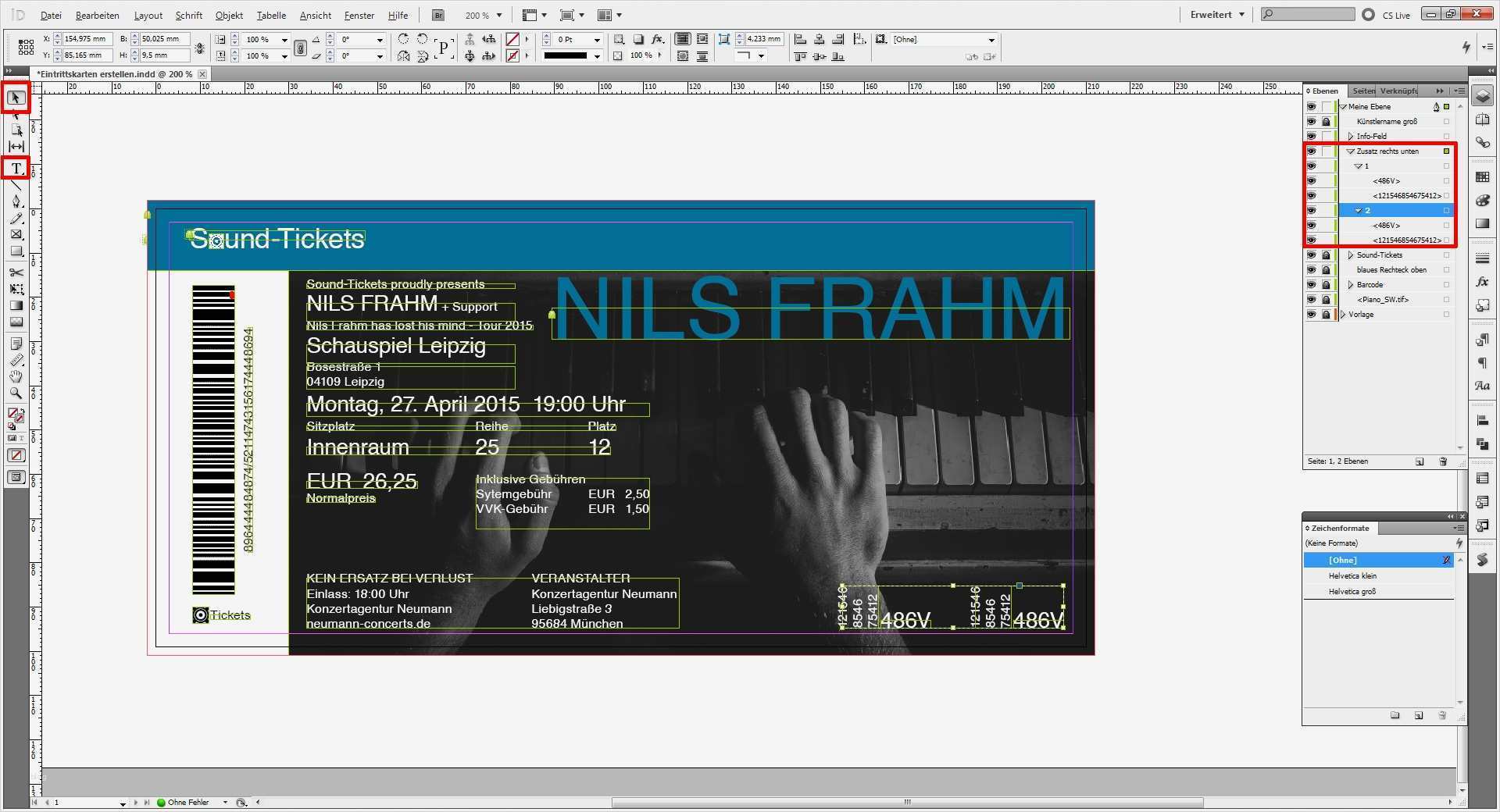 Indesign Gutschein Vorlage Einzigartig Indesign Tutorial Eintrittskarten Erstellen Saxoprint
