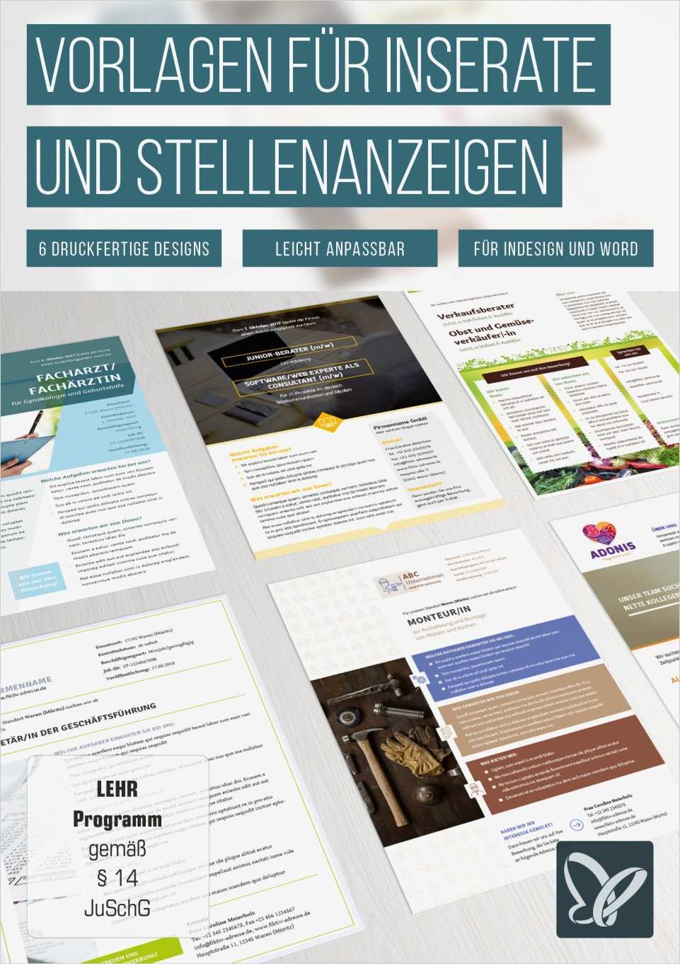 Indesign In Word Vorlage Großartig Vorlagen Für Stellenanzeigen Und Inserate