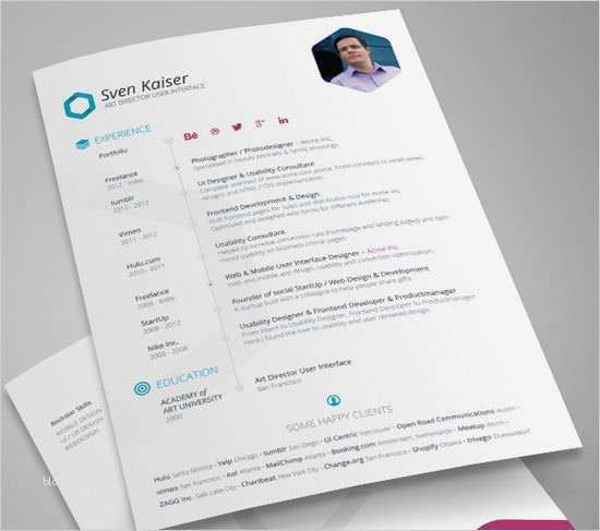 Indesign Vorlage Lebenslauf Best Of 25 Kostenlose Bewerbungsvorlagen Für Deinen Nächsten top