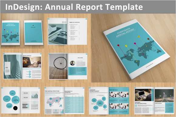 Indesign Vorlagen Erstaunlich Annual Report V129 Brochure Templates On Creative Market