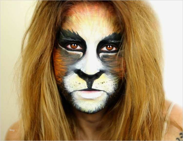 Indianer Schminken Vorlage Erwachsene Inspiration so Einfach Schminken Sie Ein Herrschaftliches Löwengesicht