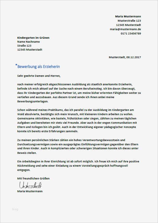 Individueller Ausbildungsplan Erzieher Vorlage Einzigartig Bewerbung Als Erzieher Erzieherin Tipps Und
