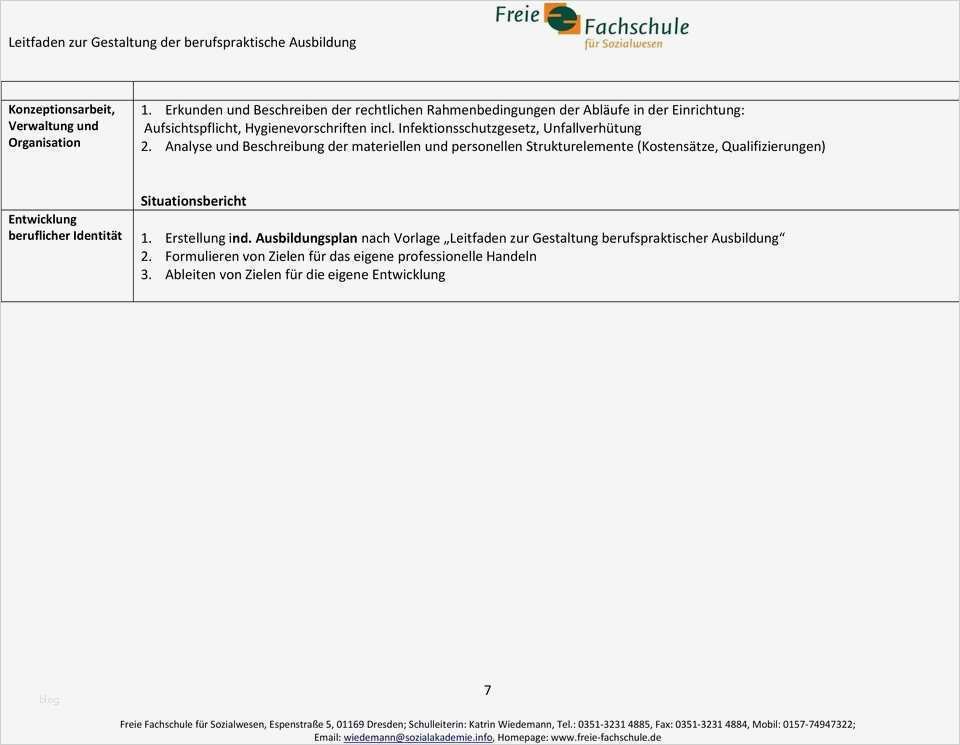 Individueller Ausbildungsplan Erzieher Vorlage Erstaunlich Leitfaden Zur Gestaltung Der Berufspraktischen Ausbildung