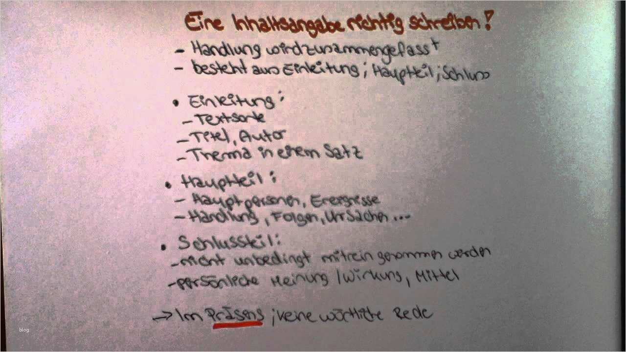 Inhaltsangabe Vorlage Elegant Inhaltsangabe Richtig Schreiben Tipps Für Den