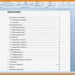 Inhaltsverzeichnis Vorlage Gut 8 Inhaltsverzeichnis Word Vorlage