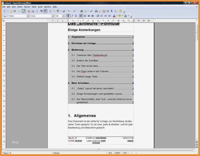 Inhaltsverzeichnis Vorlage Gut 9 Inhaltsverzeichnis Vorlage
