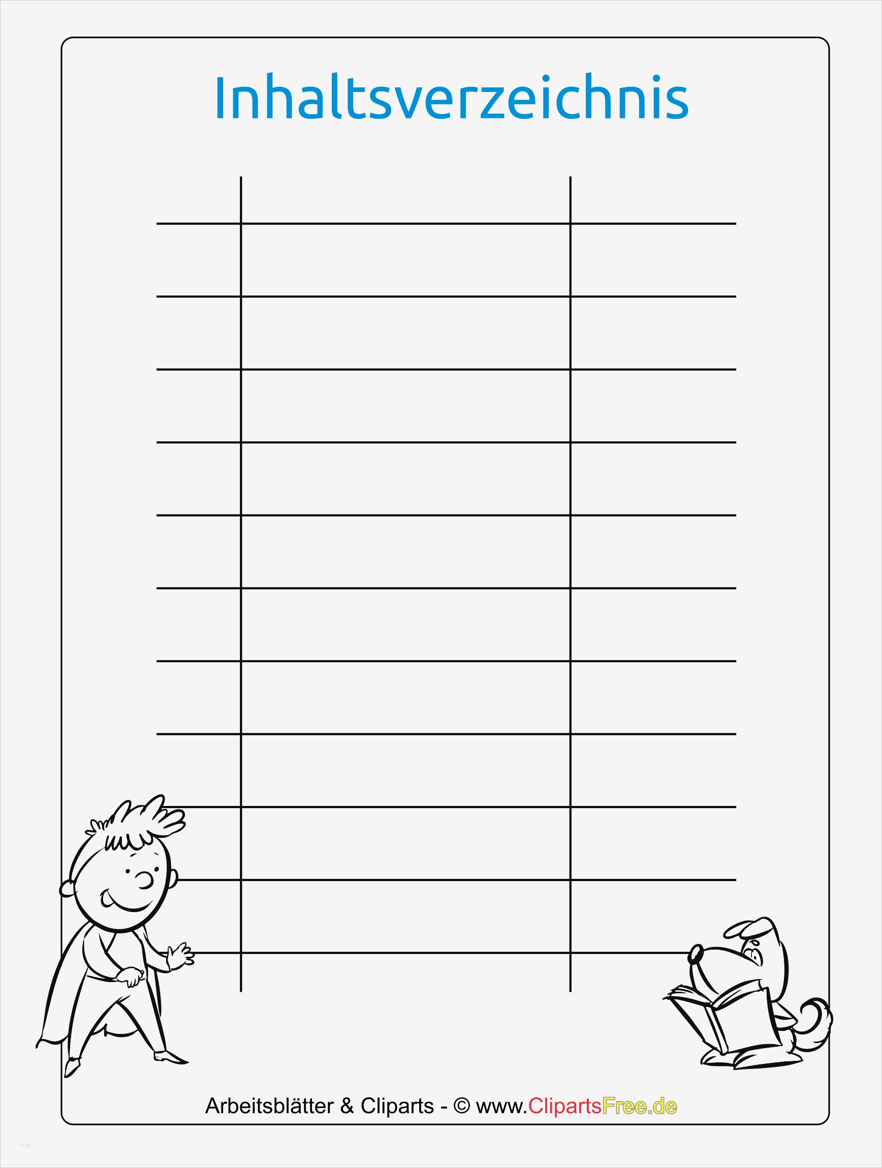 Inhaltsverzeichnis Vorlage Hübsch Inhaltsverzeichnis Vorlage Für Schule