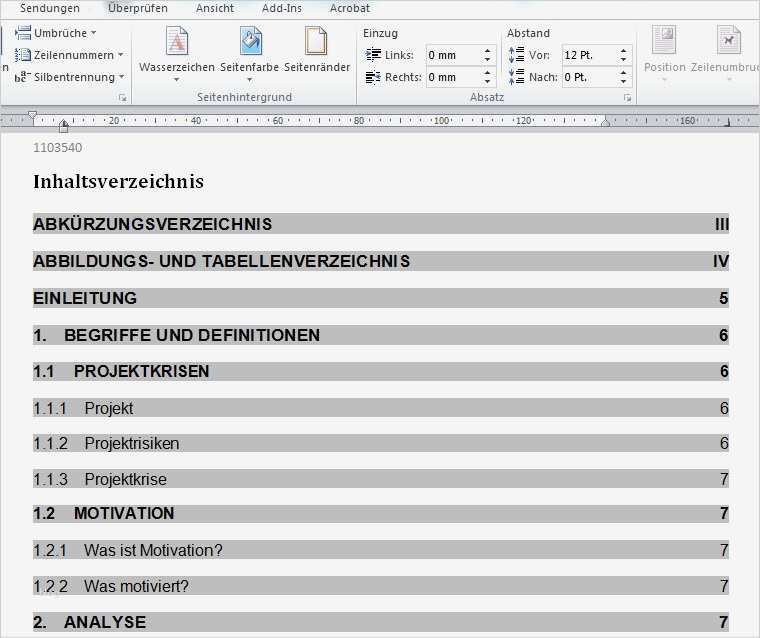 Inhaltsverzeichnis Word 2010 Vorlage Luxus Word Inhaltsverzeichnis Seitenzahlen Rechts Außerhalb