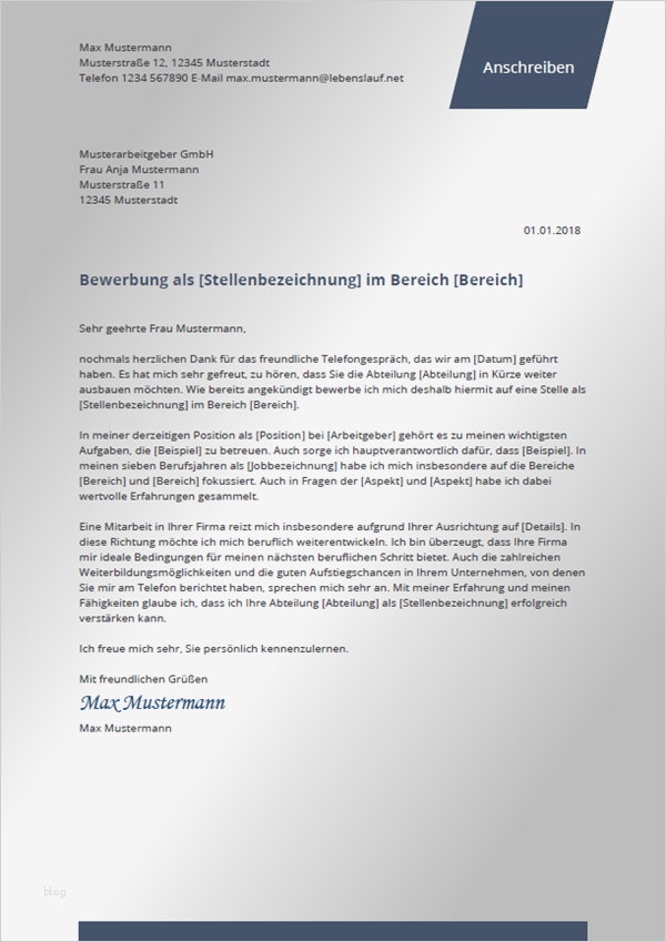 Initiativbewerbung Anschreiben Vorlage Hübsch Initiativbewerbung Vorlage 2018 Tabellarischer Lebenslauf