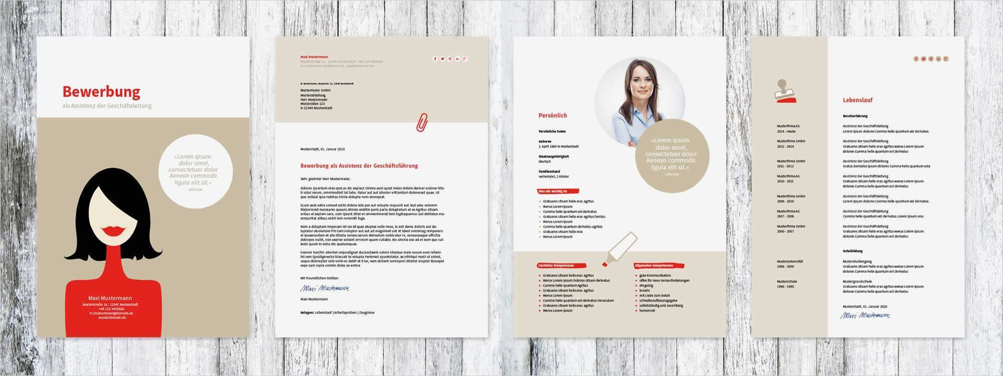 Initiativbewerbung Flyer Vorlagen Schön Muster Bewerbung „modern“ Bewerbungsstar