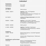 Interne Bewerbung Vorlage Großartig Muster Lebenslauf Word Muster Lebenslauf Interne Bewerbung