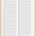 Inventurlisten Vorlage Excel Genial 6 Vorlage Telefonliste