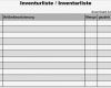 Inventurlisten Vorlage Excel Süß Download Inventurliste Pdf Kostenlos Zum Ausdrucken