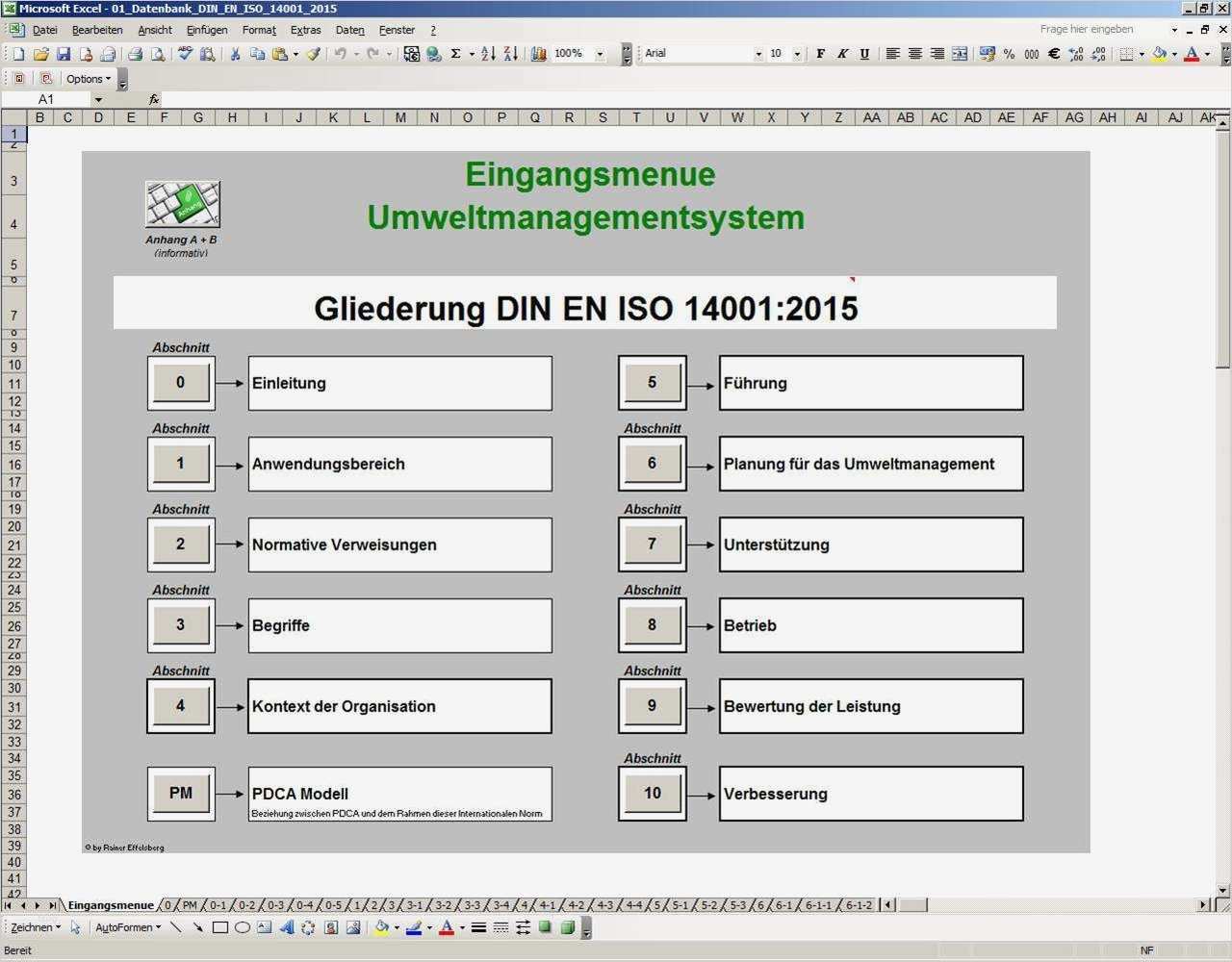 Iso 27001 Risikoanalyse Vorlage Beste Excel Umweltmanagement iso 2015 Excel Vorlagen Shop