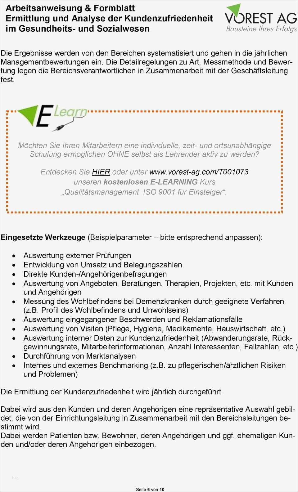 Iso 9001 Vorlagen Kostenlos Hübsch Charmant Arbeitsanweisung Vorlage Bilder Entry Level