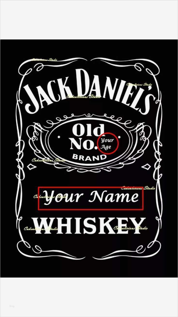 Jack Daniels Vorlage Elegant Personalised Edible Icing Sheet Jack Daniels Door