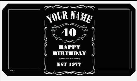 Jack Daniels Vorlage Erstaunlich Jack Daniels Style Label Edible Cake topper Personalised