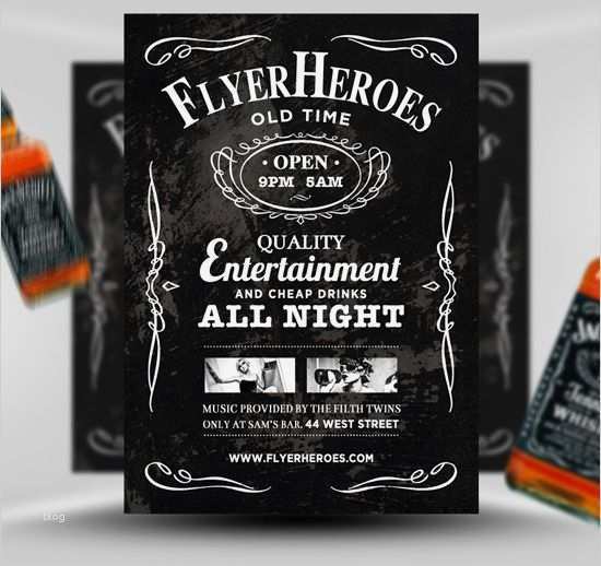Jack Daniels Vorlage Neu Free Flyer Friday 35 – Whiskey Flyer Template