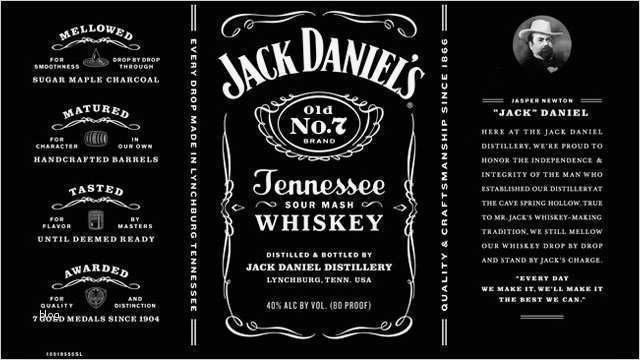 Jack Daniels Vorlage Wunderbar Jack Daniel S Switches Up Classic Label