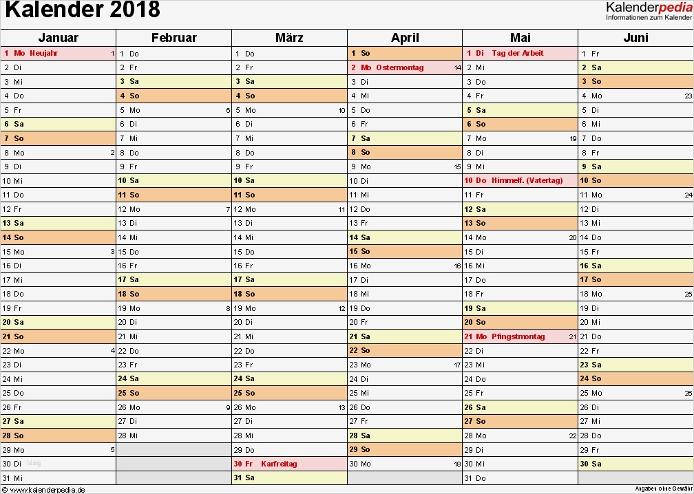  Jahreskalender  Excel Vorlage Kostenlos Einzigartig 