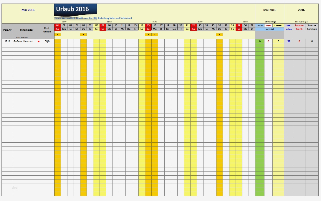 Jahreskalender Excel Vorlage Kostenlos Wunderbar 2017 Kalender Vorlage Excel Kostenlos