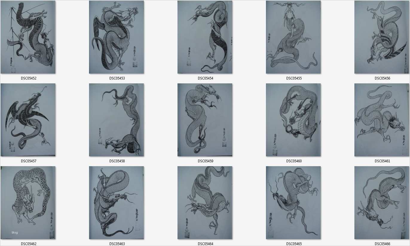 Japanische Drachen Tattoo Vorlagen Inspiration Japanische Tattoo Vorlagen Book Buch 100 Drachen 210mm X