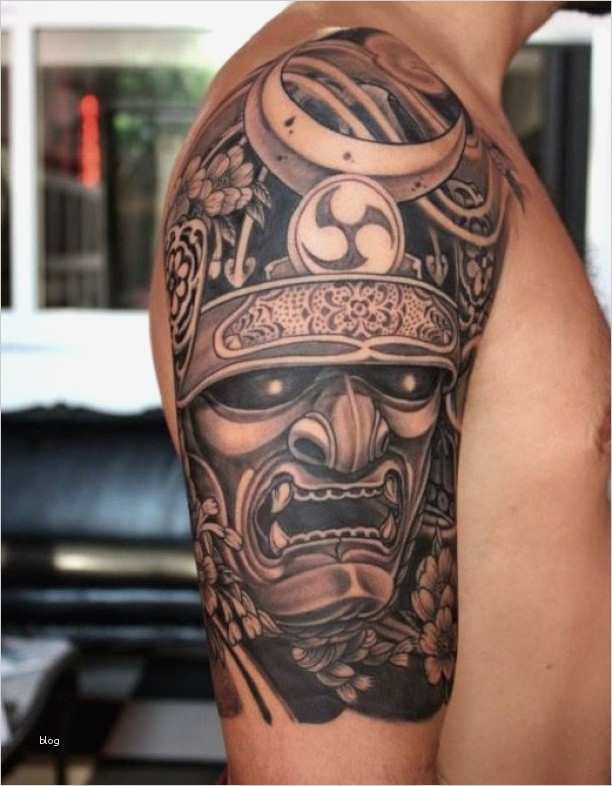 Japanische Tattoos Arm Vorlagen Neu Tattoo Samurai Auf Oberarm