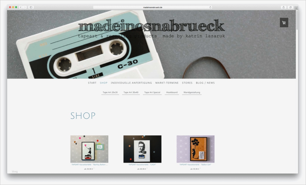 10 Jimdo Seiten im Design "Zurich"