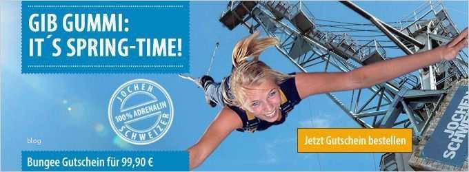Jochen Schweizer Gutschein Vorlage Großartig Bungee Gutschein Berlin Von Jochen Schweizer