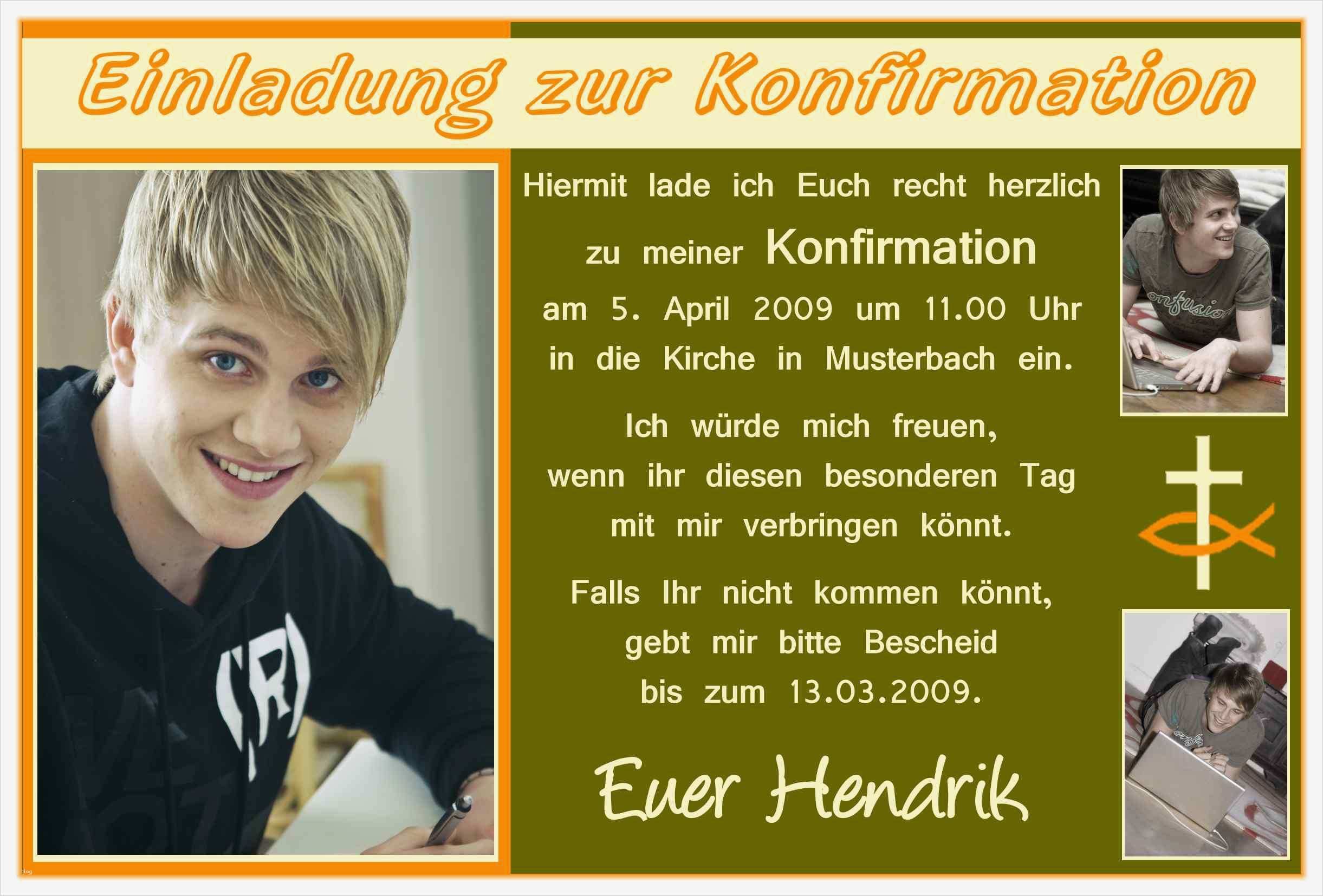 Jugendweihe Einladung Vorlage Kostenlos Erstaunlich Konfirmation Einladung Vorlage Kostenlos