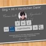 Jugendweihe Einladung Vorlage Wunderbar Danksagungskarten Jugendweihe