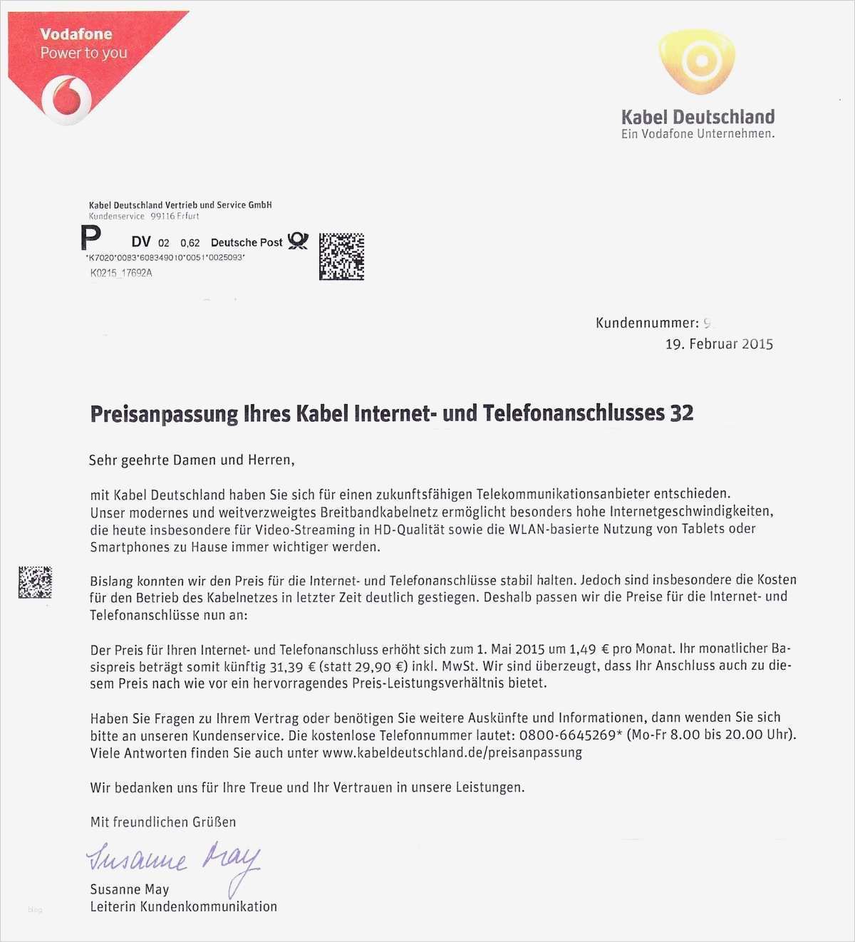Kabel Deutschland Kündigung Umzug Vorlage Pdf Wunderbar sonderkündigungsrecht Telekom Vorlage – Free Vorlagen
