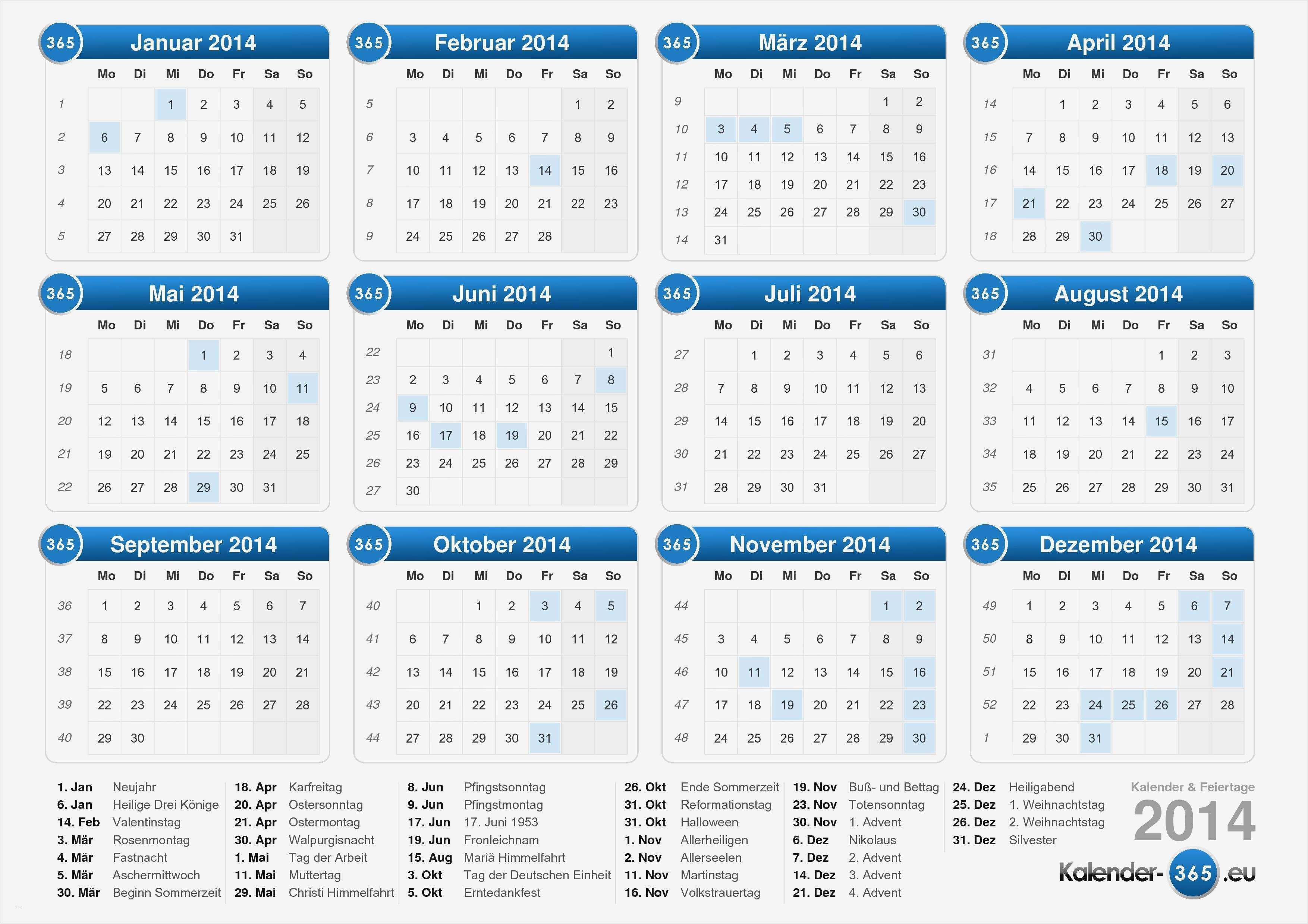 Kalendarium 2018 Vorlage Elegant Kalender 2014