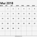Kalender 2018 Vorlage Drucken Wunderbar Kalender Mai 2018 Ausdrucken