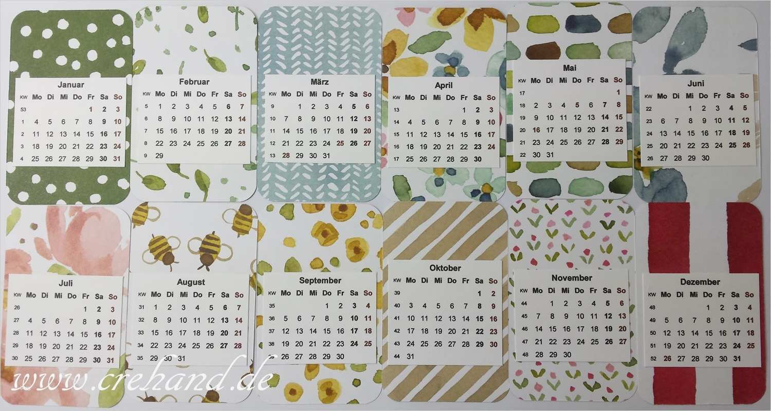 Kalender Selber Basteln Vorlagen Wunderbar Kalender Basteln Ideen Monate