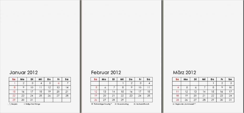 Kalender Vorlage Genial Kostenlose Vorlage Kalender 2012 –