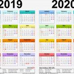 Kalender Vorlage Photoshop Erstaunlich Two Year Calendars for 2019 & 2020 Uk for Pdf