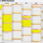 Kalender Word Vorlage Beste Kalender 2020 Sachsen Ferien Feiertage Word Vorlagen