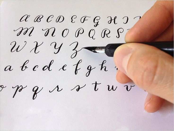 Die besten 25 Kalligrafie lernen Ideen auf Pinterest