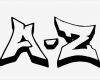 Kalligraphie Lernen Vorlagen Gut Graffiti Buchstaben A Z Graffiti