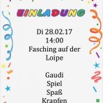 Karneval Einladung Vorlage Wunderbar Fasching Einladung Einladung Fasching Designideen