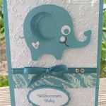 Karte Zur Geburt Vorlage Süß Karten Zur Geburt Und Taufe Mit Elefant “fanti” – Kreativ